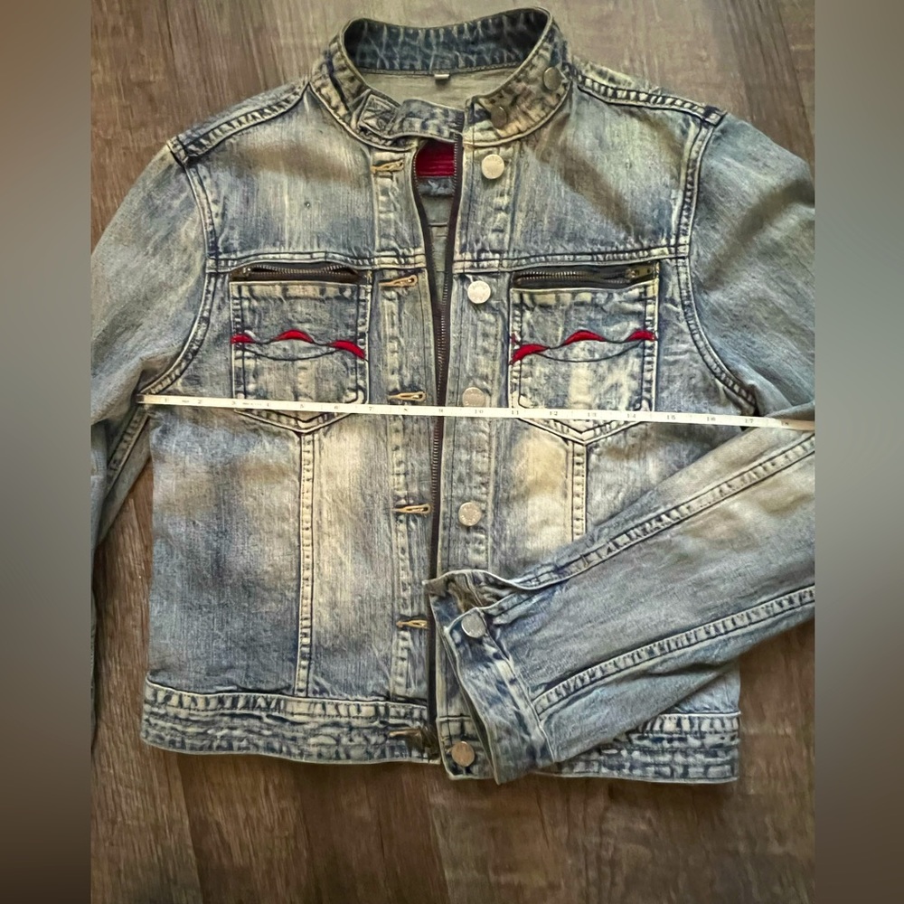 Y2K Blue Denim  jacket | Size M or Oversized small